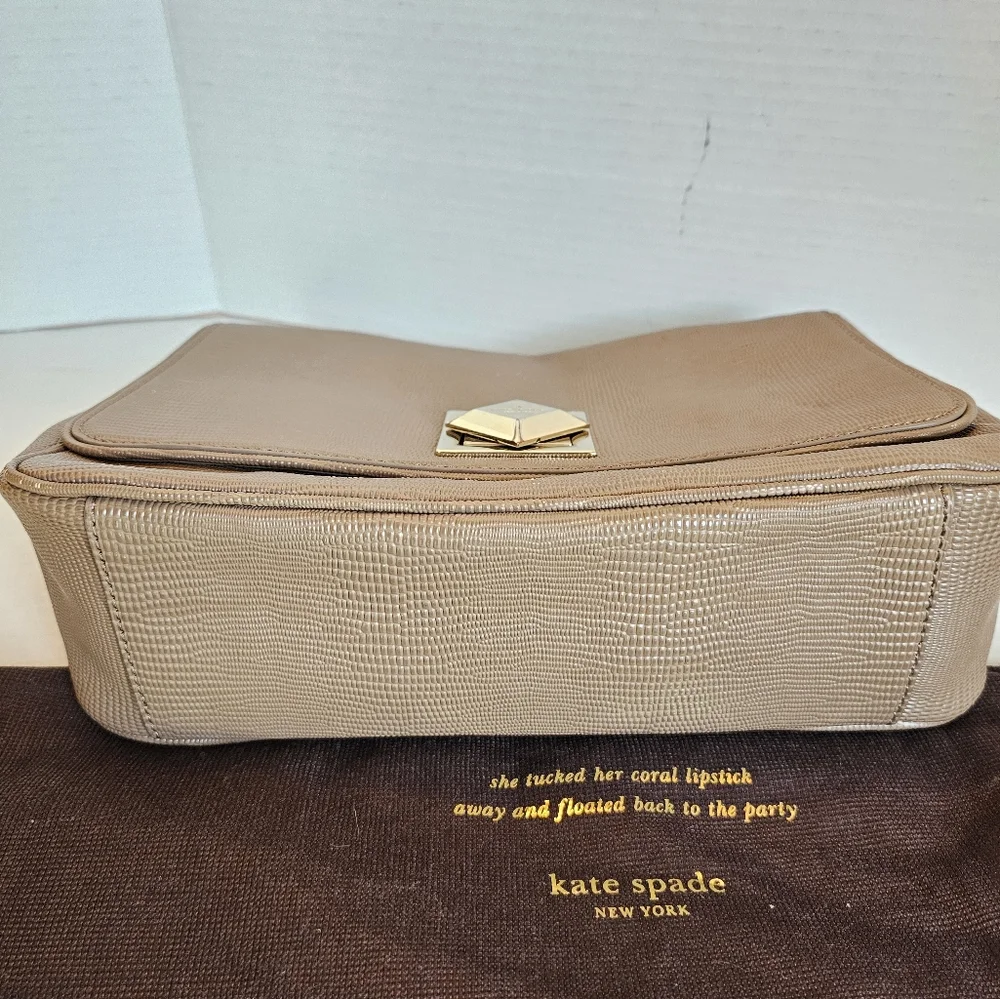 KATE SPADE NY ♠️ Marble Hill Rafaela Lizard Shoulder Bag EUC